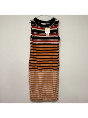 Uniqlo x Marni Merino Blend Sleeveless Knitted Dress Dark Brown Size M NWT